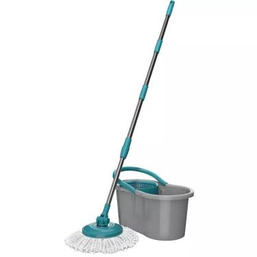 Imagem de Balde Spin Mop 360 com Esfregão Fit Completo e Refil - Flash Limp