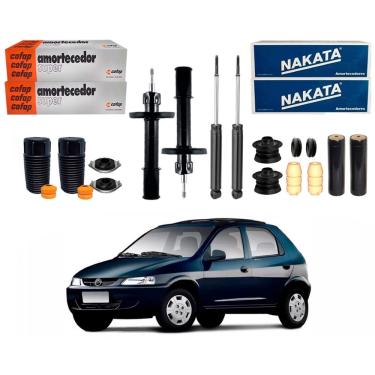 Imagem de Kit amortecedor dianteiro traseiro nakata cofap original chevrolet celta 1.4 2003 A 2007