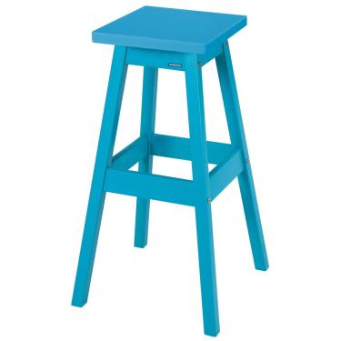 Imagem de Banqueta Tramontina Madeira - Azul