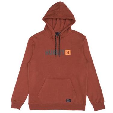 Imagem de Moletom Hurley Canguru Square 2 WT25 Masculino Marrom