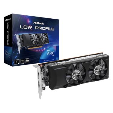 Imagem de Gpu ASROCK INTEL ARC A310 Challenger LP 4G 64 BITS (A310 LP 4G) 90-GA4NZZ-00UANF
