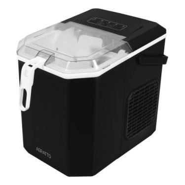 Imagem de Máquina De Gelo Agratto 12kg Mg-01 Preta 100w 127v