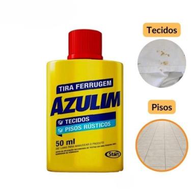 Imagem de tira ferrugem 50 ml azulim tecidos e pisos rusticos