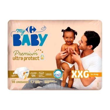 Imagem de Fralda Descartável My Baby XXG 18 Unidades Carrefour