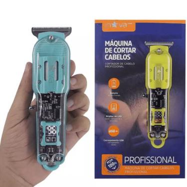 Imagem de Máquina De Cortar Cabelo Para Barba Masculina Designer Elétrico - oem,