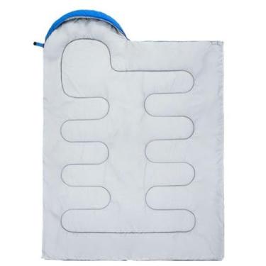 Imagem de Saco de dormir envelope de acampamento inverno ao ar livre saco de dormir adulto viagem montanhismo saco de dormir sujo