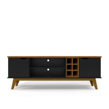 Imagem de Rack Prism para TV de ate 60'' Preto Cumaru Patrimar