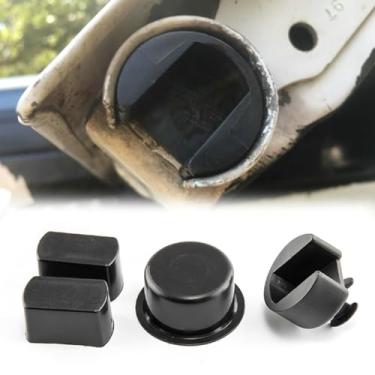 Imagem de Bayyee Bucha de porta traseira para dobradiça de porta traseira para Chevy para caminhonetes 1500 2500 350 conjunto de kit de bucha de dobradiça de porta traseira de carro