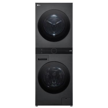 Imagem de Lava e Seca Torre Smart LG WashTower 14kg Black Inox com AIDD WK14BS6,