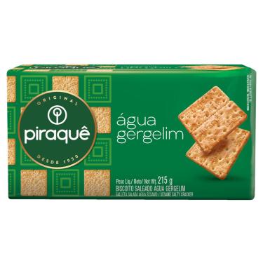 Imagem de Biscoito Água com Gergelim Piraquê 215g