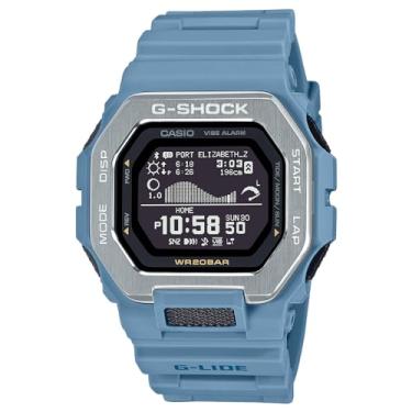 Imagem de Casio G-Shock G-Lide Relógio Digital Surf Azul Oceano GBX-100-2A, Roxa, Casual