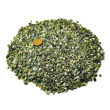 Imagem de 1kg Serpentinita Rolado Pedra Natural PP 5 a 10mm Tipo B - CristaisdeC