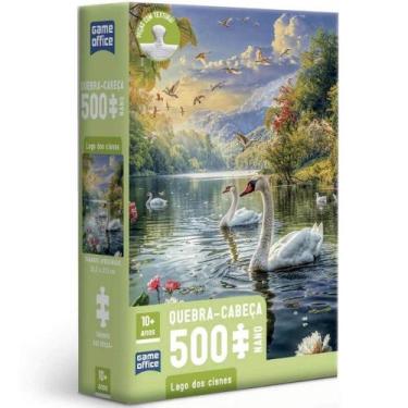 Imagem de Quebra cabeca lago dos cisnes 500 nano pecas toyster, ., UN