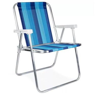 Imagem de Cadeira de Praia Alta Alumínio Sortida - 2101 - MOR