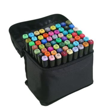 Imagem de 24/36/48/60/80 peças Caneta Marcadora De Ponta Dupla Conjunto De Canetas De Aquarela Especial (36 Cores)