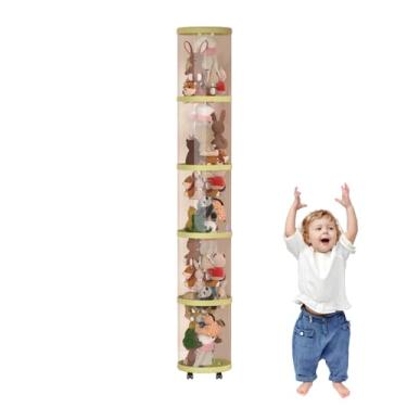 Imagem de Organizador Tubo Para Pelúcias | Organizador De Brinquedos De Pelúcia - Cesto Vertical Transparente Para Quarto Infantil, Armário, Sala De Brincar E Casa
