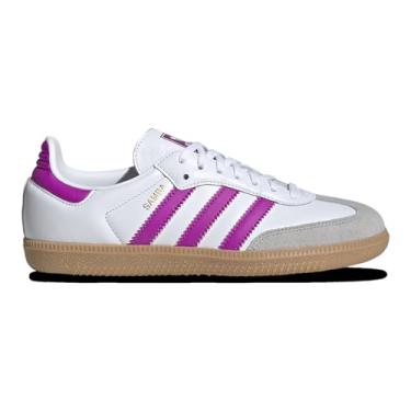 Imagem de adidas Samba OG Criança grande, Branco Roxo Burst, 35