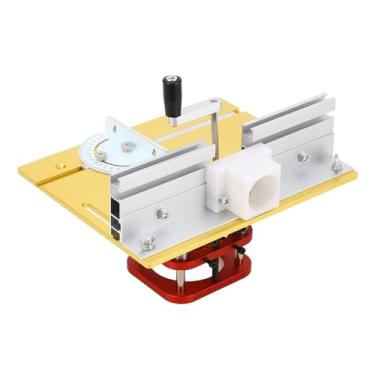 Imagem de Kit de Base de Elevação do Roteador para Trabalho Madeira - Placa Elevação do Roteador Metal para Escultura, Tábuas, Aparar e Chanfrar Mac S