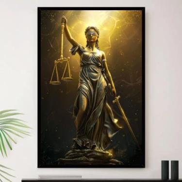 Imagem de Genérico, Quadro Justiça Direito Liberdade Decorativo A3 35x45cm