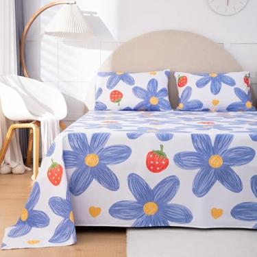 Imagem de WenBags Lençol plano leve à prova d'água 177 x 232 cm, protetor de colchão tamanho queen para cama e sofá, capa resistente a pelos de animais de estimação, ideal para cães e gatos, perfeito para