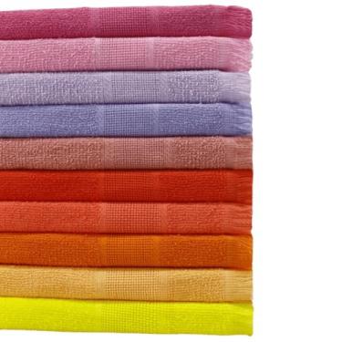 Imagem de Kit 10 Toalha Social de Boca e Mão Toalhinha Para Artesanato