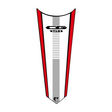 Imagem de Adesivo Faixa Gravata Tanque Moto Cg Titan 125/150/160 Vermelho Cor Cg 150