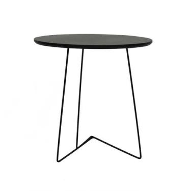 Imagem de Mesa Lateral Gabi Ø420x455 - Decorise, Preto
