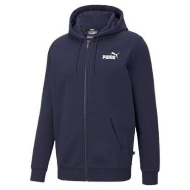Imagem de Moletom Puma Aberto ESS Small Logo Masculino-Masculino