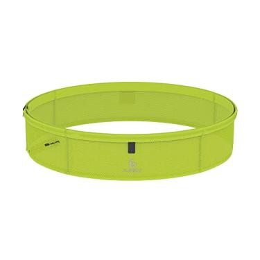 Imagem de FlipBelt Cinto De Ar Leve Para Corrida, Fitness E Pochete Mulheres Homens, Faixa Na Cintura Anti-Atrito Celular, Chaves, Dinheiro, Armazenamento Com Absorção Umidade, Empresa Dos Eua, Amarelo Neon