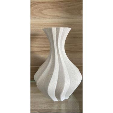 Imagem de Vaso Jarro Decorativo Estrela Plástico Para Flores Artificiais Adorno 