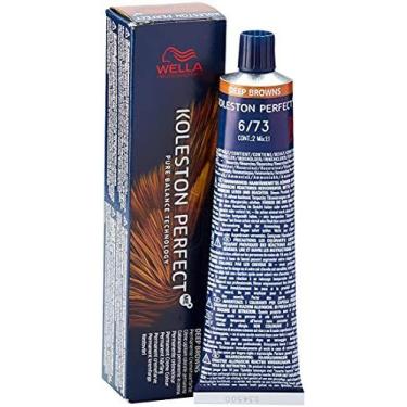 Imagem de Wella Koleston Perfect nº 6/73 Loiro Escuro Castanho-Dourado, 60 ml - 
