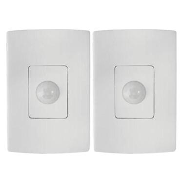 Imagem de Kit 2 Sensor Presença Ilumi 180º Interno 5605 Automático Luz Segurança