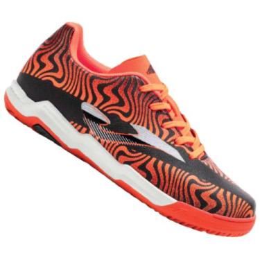 Imagem de Chuteira Infantil Futsal Joma Evolution Jr Meninos, Laranja, 31