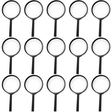 Imagem de Kit 15 Lupa Brinquedo Infantil Detetive Educacional Criança - TMC