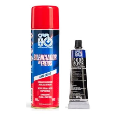 Imagem de Kit Spray Silenciador De Freio E Cola Forma Junta Car80