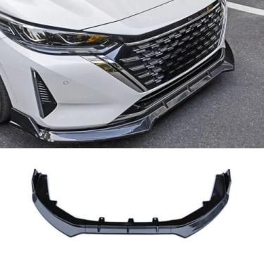 Imagem de Para Sylphy Car Front Bumper Lip Spoiler Carbono Look Parte Exterior para Sylphy 2023 Capa de Para-choques Acessórios de Carro (Aparência de Fibra de Carbono)