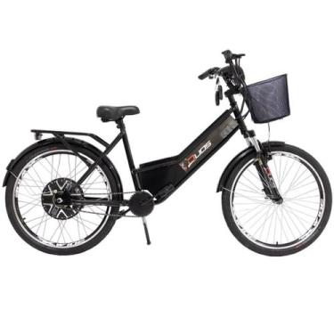 Imagem de Bicicleta Elétrica com Bateria de Lítio 48V 13Ah New Confort Preta com