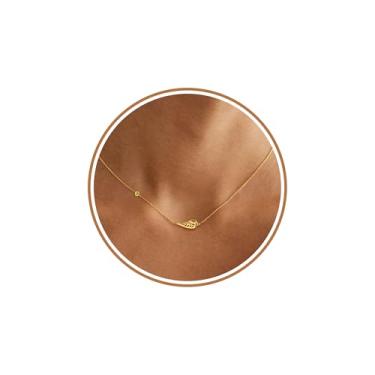 Imagem de Sistble Colar dourado com asas de anjo presentes de simpatia para a perda do ente querido, colar de pedra do mês de nascimento 1-12 para mulheres, anjo da guarda, memorial de condolências, lembrança