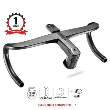 Imagem de Guidão De Bicicleta De Estrada De Carbono Ultraleve, Cabo Interno Comp