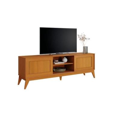 Imagem de Rack Bancada KG 1.80m Para TV Até 65'' Polegadas Cor Cedro - EN