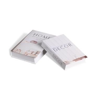 Imagem de Caixa Livro Decorativo Sala Kit2 Porta Objeto Casa Homedecor