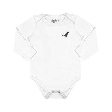 Imagem de Body Manga Longa ReiRex, M, Branco