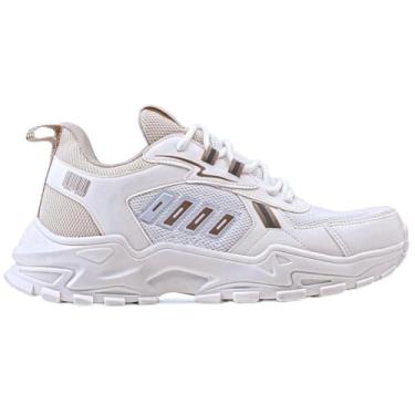 Imagem de Tênis Ohio Feminino Esportivo Caminha Academia (Off White, BR, Adulto, Numérico, 38)