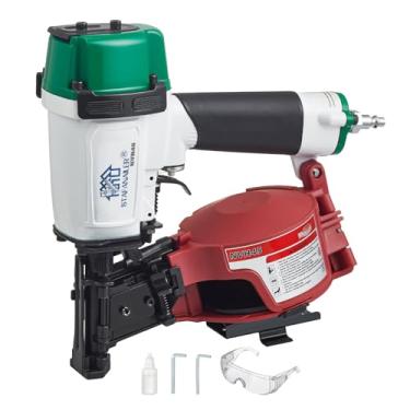 Imagem de Pregador de telhado NVH45, pistola de pregos de telhado para construções de telhados aceita pregos de 15 graus de 7/8 polegadas a 1-3/4 polegadas, 120 peças de capacidade de carga de alta velocidade