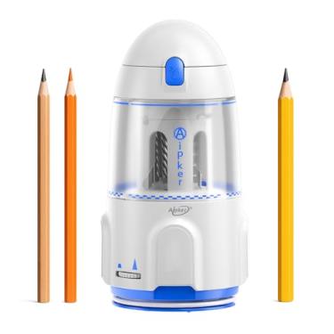 Imagem de Apontador de lápis automático, apontador de lápis elétrico resistente Aipker para artistas, estudantes, professores, adultos