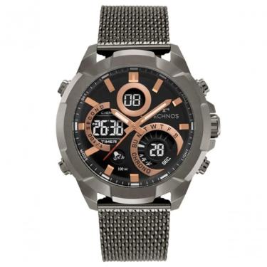 Imagem de Relógio Analógico E Digital Masculino Technos W23721aab-1p