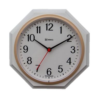 Imagem de Relógio Parede Herweg Octógono 660102 Branco