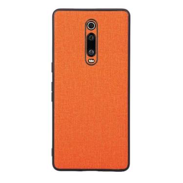 Imagem de Capas Compatível com Xiaomi Redmi K20,Design de padrão de tela,Pproteção completa de 360°,Pplástico macio,Proteção contra queda-Orange