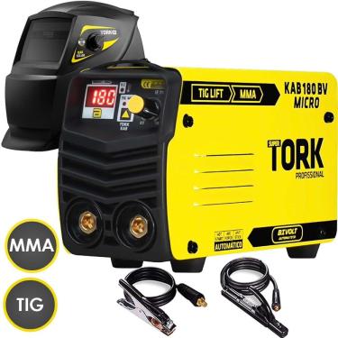 Imagem de Maquina Solda Inversora 180A Bivolt Kab180 7180 Tork + Masc