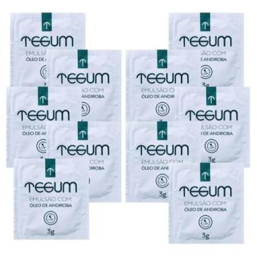 Imagem de Tegum Emulsão Óleo De Andiroba Sachê 3G - Kit 10 Unidades